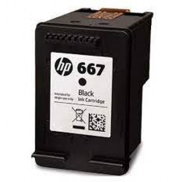 Cartucho Compatível HP 667 preto - 04ml - CX 01 UN