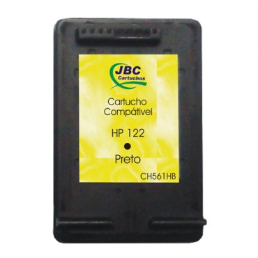 Cartucho Compatível HP 122 preto - 05ml - CX 01 UN